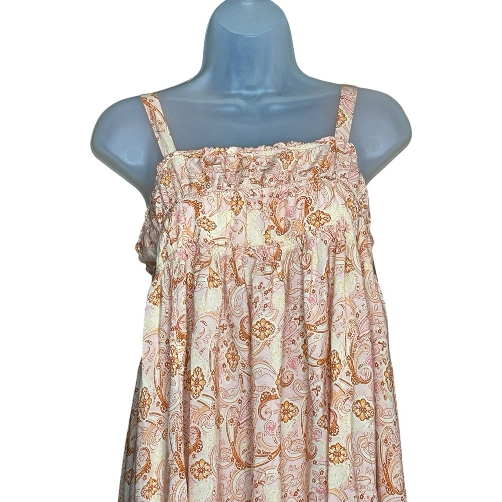 Millibon Women Spring Floral Maxi Dress Large Bloomcore Boho Romantic Feminine - Picture 5 of 9